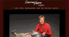 Desktop Screenshot of christineknappsculpture.com
